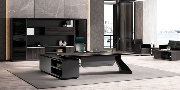 ?，斒宿k公家具|尚睿系列班臺文件柜組合展示