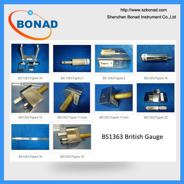 BS1363 Figure 13 Test apparatus and circuit for use with contact and non-contact